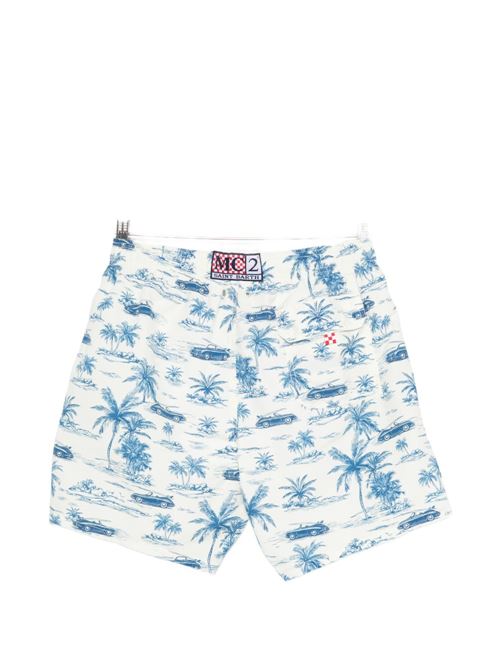 Costume boxer uomo MC2 Saint Barth con stampa palme MC2 SAINT BARTH | GUSTAVIA01078L